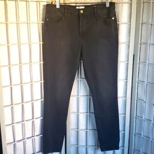 Frame Le High Skinny high rise  black jeans women's size 32